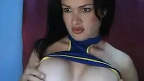 lady-man Cums In Her Own mouth
