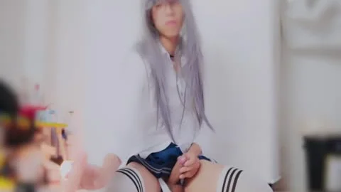 fine asian Sissy sucking knob & Fingering Afterschool