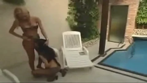blonde Renata copulates afellaur gal 1