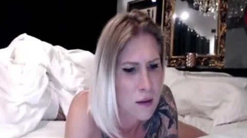blond humongous melons Self Facial cumshot webcam