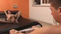 lady-twink spooges during the time that Somasterized