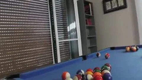 Raphaella Ferrari Pool Table poke