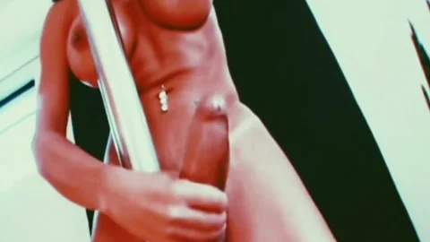large cock sheboy Oils And Rubs Her gigantic 23 Cm meat To GJ!