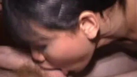 Fluffy Ladytwink sucks My cock