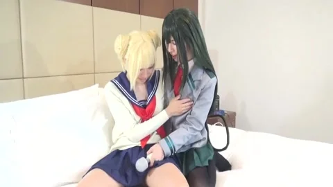 [PCL036] Toga And Tsuyu Cosplay Trap fuck