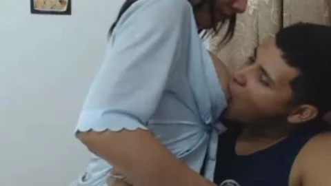 breasty sheboy Rides On Her Hunky Boyfriend