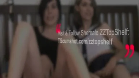 Two kinky shemales Playing