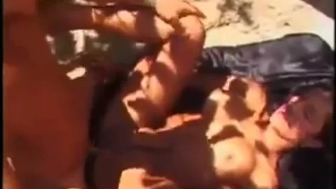 charming hammering With busty Tchick Outdoor