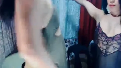 Two beautiful asian In Intimate And hardcore Live Action