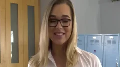 Young blond haired condom pounding ass fucking HD
