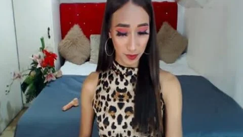 Very sleazy And sleazy tgirl babe tasty On webcam