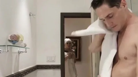 I Catch My Stepbrother without garments In A baths
