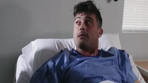 excited blond Ts Nurse Casey Kisses Sucks Patients 10-Pounder