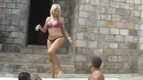 Two Pricks For breasty TS slut
