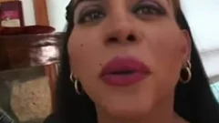 sexy concupiscent tranny Jerking Her monstrous ramrod