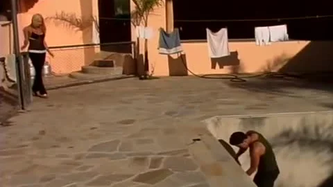 nice-looking sheboy slams Poolboy