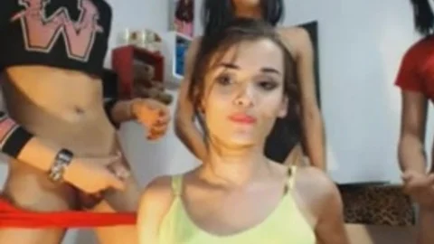 tranny Foursome In A oral sex stimulation Party