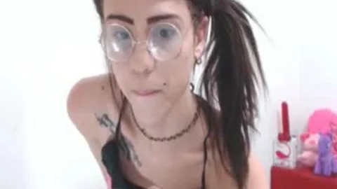 Latina playing with toys