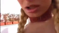 horny blonde shemale Bonks And love juices On dude