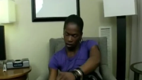 black ladyboy Star With enormous wazoo Has Craving For White penis