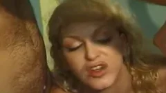 blonde ladyman With perfect pantoons Olivia Love  Sucks Two dongs Then receives Her arsehole fucked By Two boyz