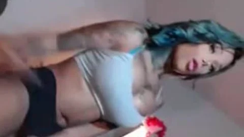 naughty gigantic Columbian shemale Shows Off
