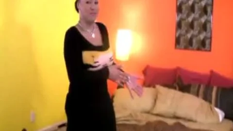 fat sheboy With giant tits Jerks biggest black ramrod