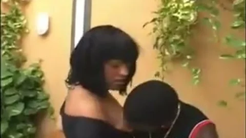 fucking A big swarthy tranny