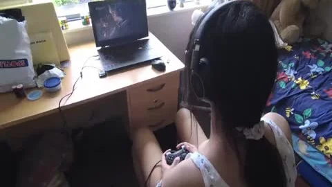 Surprising My GF (Trans) With ramrod, And Fingering Her arse
