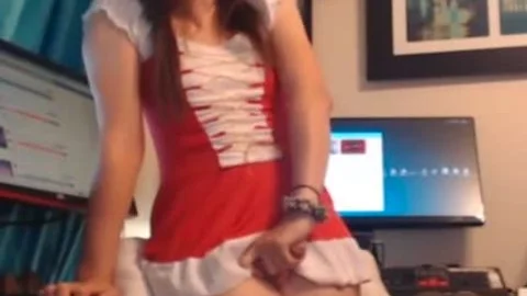 cute Transgirl Santa