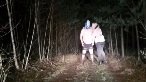 Outdoor Training Of A fat twink