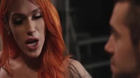 busty Redheaded Caucasian Tbabe Aspen Brooks pokes Her man Dante