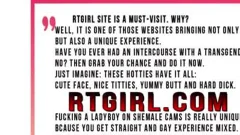 Two slutty Trans sweethearts Teasing On web camera