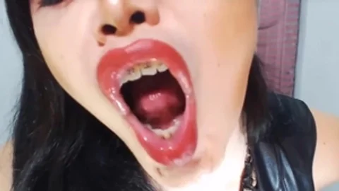 breasty shemale stroke Her long Hard cock