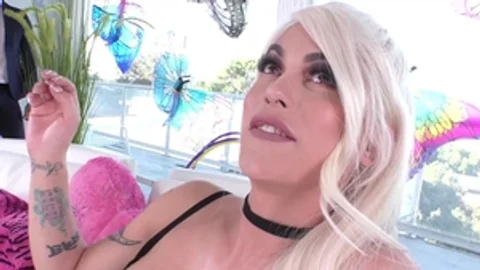 TSFactor.com: Domino Presley is so pierced blond