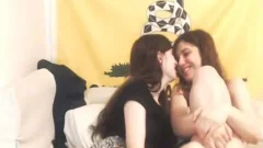 teen lesbo lady-mans couple fuck And suck Each Other On Web