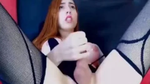 nice-looking tranny Masturbating