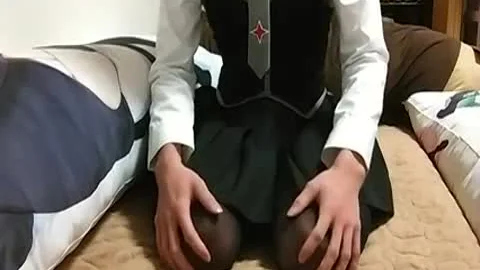 Crossdresser Cums On Her Tights