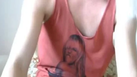 horny blonde shelady Jerking enormous ramrod cam