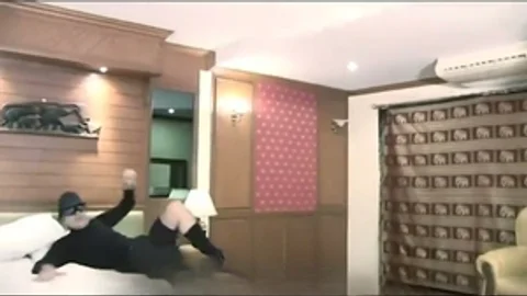 A boy In Mask slamls A teen Ladyboy