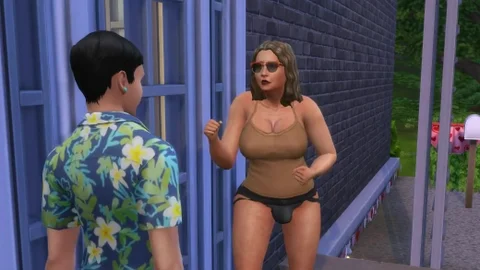 delicious daddy Trans Woman Wants Her youthful neighbor - WickedWhims