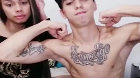 Flirt4Free Trans pair Vernom And Valen - Straight guy fucks His charming ladyboy Girlfriend