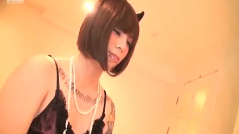 Japanese Crossdresser Footjob