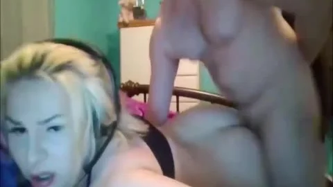 fat Blond Ts Doggied And Enjoys A handjob