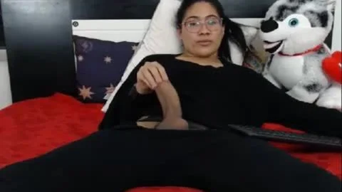 humongous shlong Jacking Off Her massive shlong