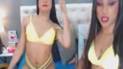 shemale couple naughty Bedroom ramrod sucking