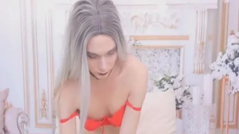 Seductive Trans Fingering nasty aperture
