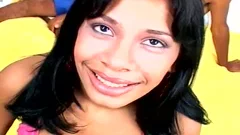 Clarissa Ribeiro - Brazilian lady-man unprotected threesome