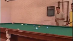 hawt Threeway action On A Pool Table