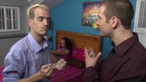 Devil's Tgirls: Chad Explores His Deep Throat Fetish